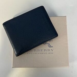 Authentic Burberry Leather Wallet